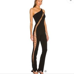 NWT Michael Costello x Revolve Black Jumpsuit XXS